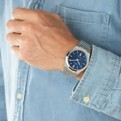 Festina Swiss Made Montre Acier<Montre Homme Rive Collection - F20051-4 Bracelet Acier Argent