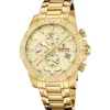 Festina Montre Acier<Montre Homme Timeless Chronograph - F20705-2 Bracelet Acier Doré