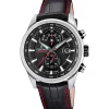 Festina Montre Cuir<Montre Homme Timeless Chronograph - F20695-6 Bracelet Cuir Noir