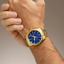 Festina Montre Acier<Montre Homme Timeless Chronograph - F20705-3 Bracelet Acier Doré