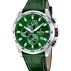 Festina Montre Cuir<Montre Homme Timeless Chronograph - F20692-3 Bracelet Cuir Vert