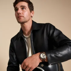 Fossil Montres Montre Cuir<Montre Homme Fossil Sport Tourer - FS6042 Bracelet Cuir Marron