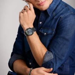 Fossil Montres Montre Acier<Montre Homme Everett - FS6107 Bracelet Acier Gris foncé