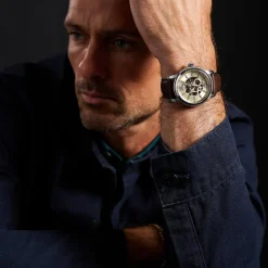 Fossil Montres Montre Automatique|Montre Cuir<Montre Homme Automatic - ME3264 Bracelet Cuir Marron