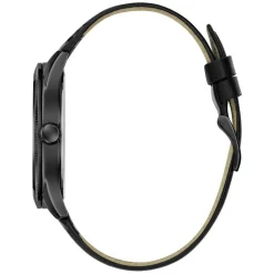 Guess Montre Cuir<Montre Homme Dex - GW0846G3 Bracelet Cuir Noir