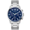 Guess Montre Acier<Montre Homme Walker - GW0900G4 Bracelet Acier Argent