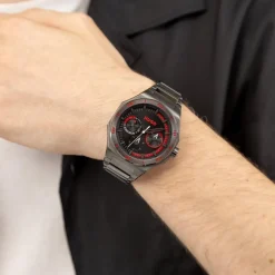 Hugo Montre Acier<Montre Homme #Grail Sport - 1530401 Bracelet Acier Gris