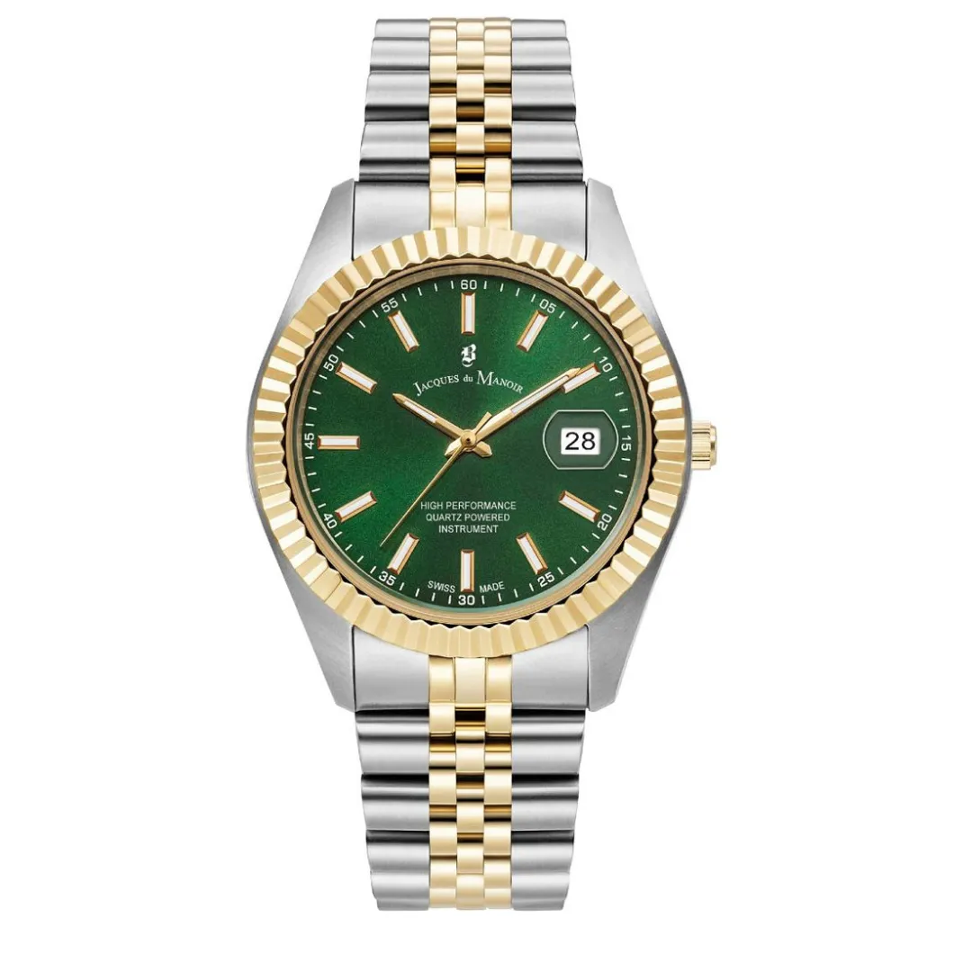 Jacques Du Manoir Montre Acier<Montre Homme Inspiration Business - JWN01703 Bracelet Acier Argent