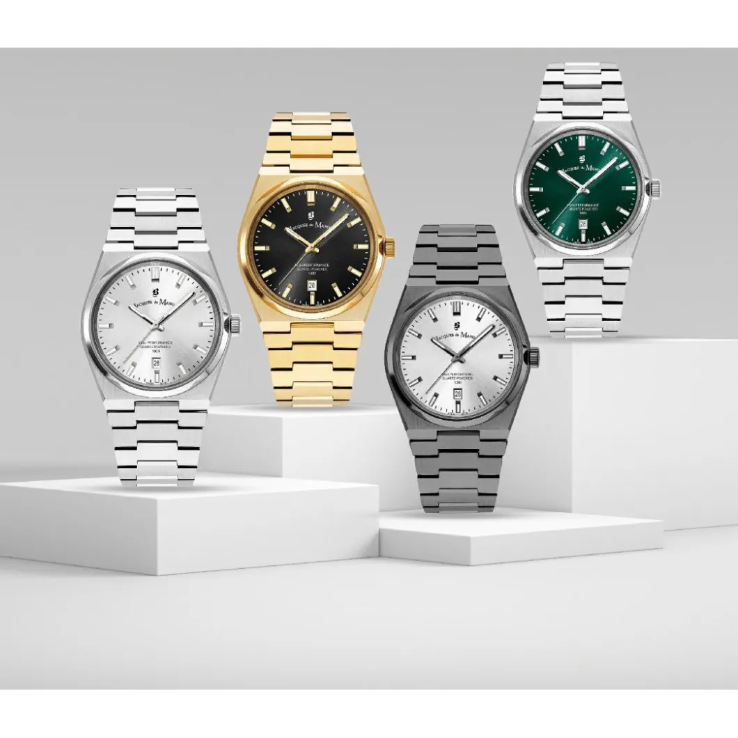 Jacques Du Manoir Montre Acier<Montre Homme Horizon Gents - JWG03501 Bracelet Acier Argent