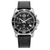 JDM Military Montre Acier<Montre Homme Sierra Chrono - JDM-WG019-05 Bracelet Acier Noir