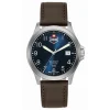 JDM Military Montre Cuir<Montre Homme Alpha I - JDM-WG001-03 Bracelet Cuir Marron