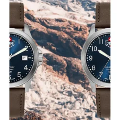 JDM Military Montre Cuir<Montre Homme Alpha I - JDM-WG001-03 Bracelet Cuir Marron