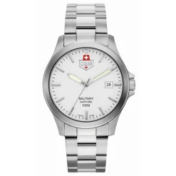 JDM Military Montre Acier<Montre Homme Alpha II - JDM-WG005-01 Bracelet Acier Argent