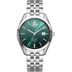 JDM Military Montre Acier<Montre Homme Interlaken - JDM-WG023-01 Bracelet Acier Argent