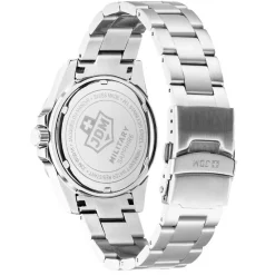 JDM Military Montre Acier<Montre Homme Delta 24 - JDM-WG018-02 Bracelet Acier Argent