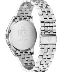 JDM Military Montre Acier<Montre Homme Interlaken - JDM-WG023-02 Bracelet Acier Argent