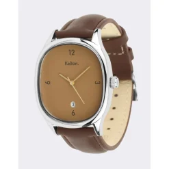 Kelton Montre Cuir<Montre Homme Grande Colorama - 9124932 Double Choco