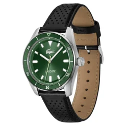 Lacoste Montre Cuir<Montre Homme Boston - 2011423 Bracelet Cuir Noir