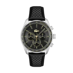 Lacoste Montre Cuir<Montre Homme Boston - 2011379 Bracelet Cuir Noir