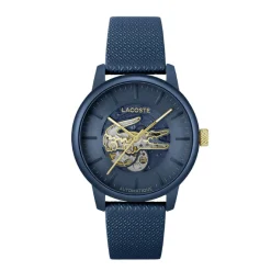 Lacoste Montre Automatique|Montre Cuir<Montre Homme .12.12 Automatique - 2011385 Bracelet Cuir Bleu