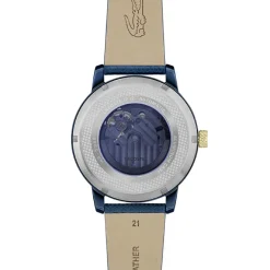 Lacoste Montre Automatique|Montre Cuir<Montre Homme .12.12 Automatique - 2011385 Bracelet Cuir Bleu