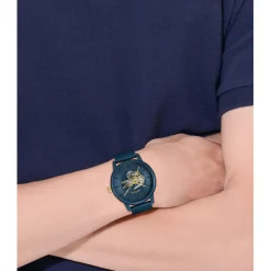 Lacoste Montre Automatique|Montre Cuir<Montre Homme .12.12 Automatique - 2011385 Bracelet Cuir Bleu