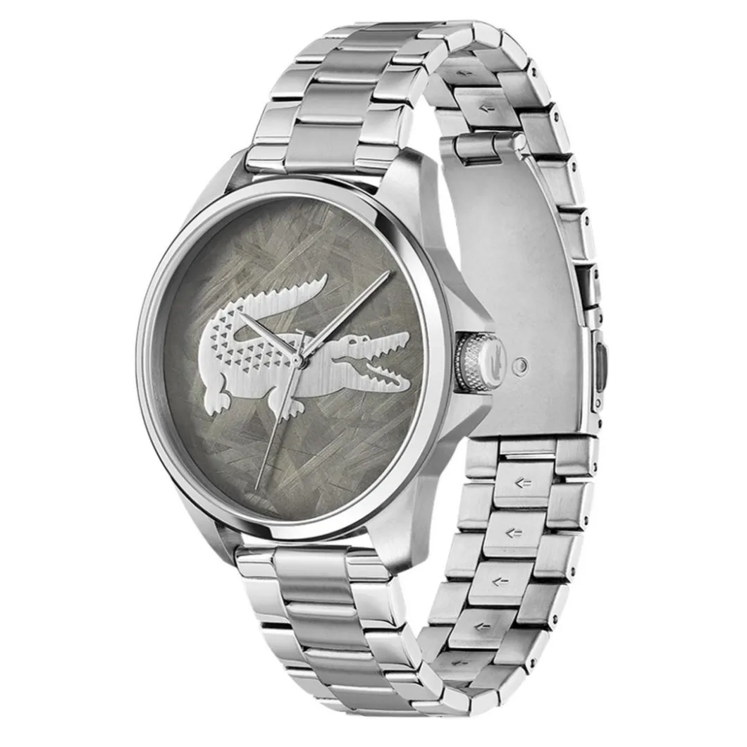Lacoste Montre Acier<Montre Homme Le Croc - 2011393 Bracelet Acier Gris