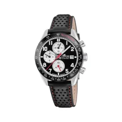 Lotus Montre Cuir<Montre Homme Chrono - L18995-4 Bracelet Cuir Noir