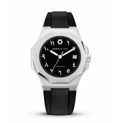 Maison Du Temps Montre Automatique<Montre Homme MTZeta Arabic Noir Silicone Noir