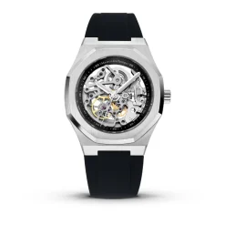 Maison Du Temps Montre Automatique<Montre Homme MTBeta Skeleton Silicone Noir