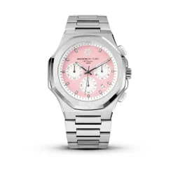Maison Du Temps Montre Acier<Montre Homme MTGamma Chronographe Rose Acier
