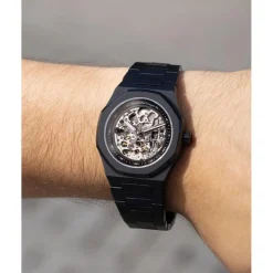 Maison Du Temps Montre Automatique|Montre Acier<Montre Homme MTBeta Skeleton Black Edition Acier