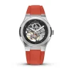 Maison Du Temps Montre Automatique<Montre Homme MTEpsilon Skeleton Silicone Rouge