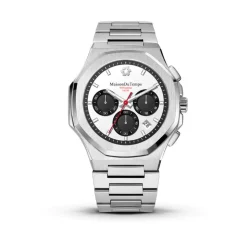 Maison Du Temps Montre Acier<Montre Homme Maison DuTemps MTGamma Chronographe Blanc Acier
