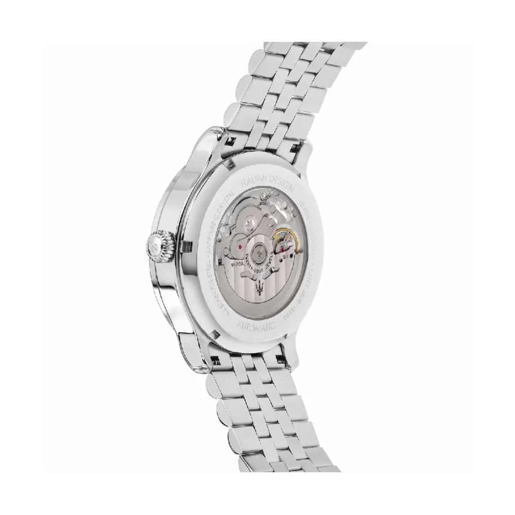 Maserati Montre Acier|Montre Automatique<Montre Homme Epoca - R8823118010 Bracelet Acier Argent