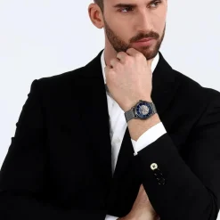 Maserati Montre Acier<Montre Homme Epoca - R8823118017 Bracelet Acier Gris