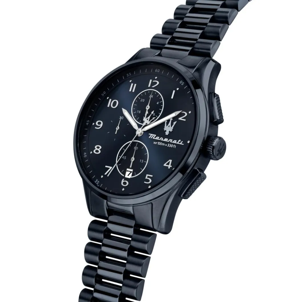 Maserati Montre Acier<Montre Homme Sorpasso - R8873624005 Bracelet Acier Bleu