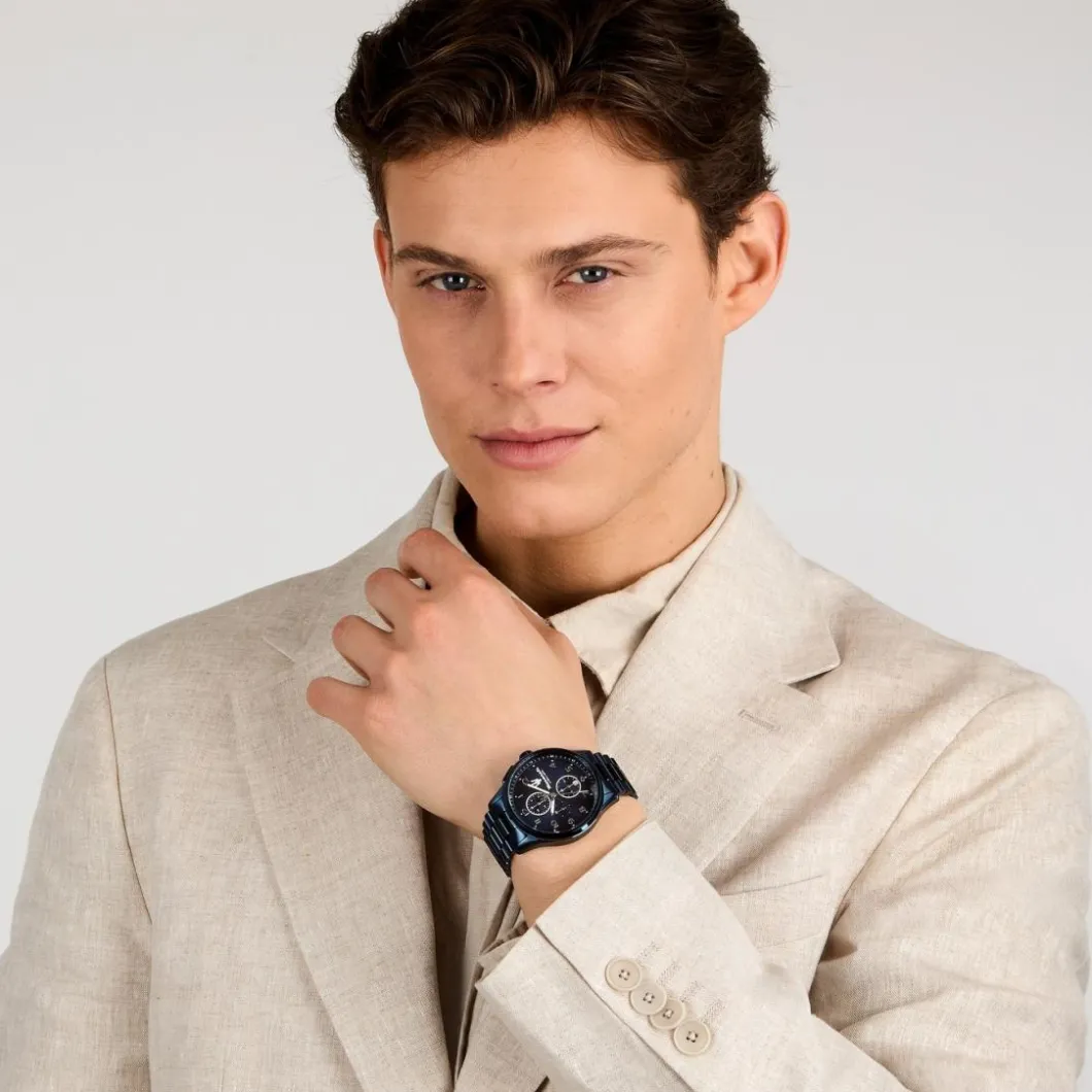 Maserati Montre Acier<Montre Homme Sorpasso - R8873624005 Bracelet Acier Bleu