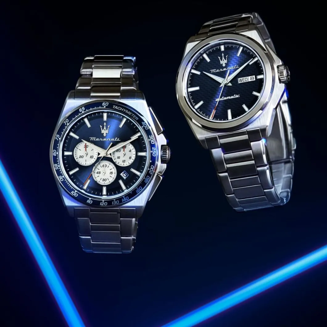 Maserati Montre Acier<Montre Homme Velocita - R8873652005 Bracelet Acier Argent