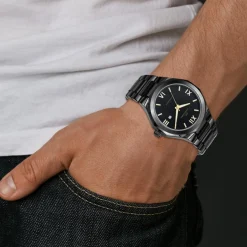 So Charm Montres Montre Acier<Montre homme MH342-NFN quartz acier noir