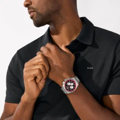 Michael Kors Montre Acier<Montre Homme Accelerator 2.0 - MK9176 Bracelet Acier Argenté