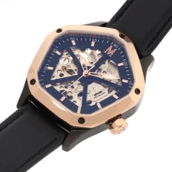 Montignac Montre Cuir|Montre Automatique<Montre Homme - MOW1013 Bracelet Cuir Noir