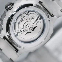 Montignac Montre Acier|Montre Automatique<Montre Homme - MOW1107 Bracelet Acier Bleu