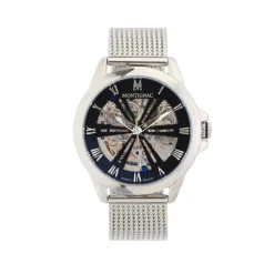 Montignac Montre Automatique<Montre Homme - MOW1004 Bracelet Acier Argent