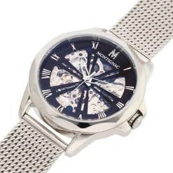 Montignac Montre Automatique<Montre Homme - MOW1004 Bracelet Acier Argent