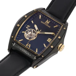 Montignac Montre Cuir|Montre Automatique<Montre Homme - MOW1009 Bracelet Cuir Noir