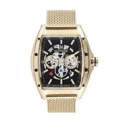Montignac Montre Fabriquée En France<Montre Homme - MOW703 Bracelet Acier Doré