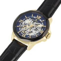 Montignac Montre Fabriquée En France|Montre Cuir<Montre Homme - MOW805 Bracelet Cuir Noir