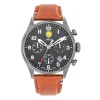 Patrouille de France Montres Montre Cuir<Montre Homme Patrouille de France Athos 7 - 668138 Bracelet Cuir Marron
