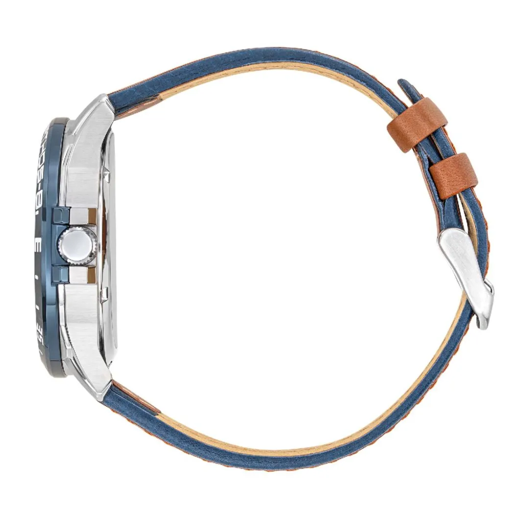 Patrouille de France Montres Montre Automatique|Montre Cuir<Montre Homme Athos 8 - 668130 Bracelet Cuir Marron